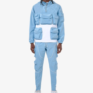 Chaqueta Cortavientos Impermeable de Invierno para Hombre, con Capucha, Forro de Malla Transpirable, Logotipo Frontal, Servicio Personalizado OEM - Product Image 2