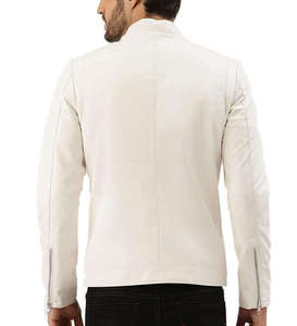 Fabricante de Chaquetas de Cuero Personalizadas, Chaqueta de Cuero Genuino para Motociclistas, Chaquetas de Cuero para Hombre al por Mayor, Proveedor de Chaquetas de Cuero OEM - Product Image 3
