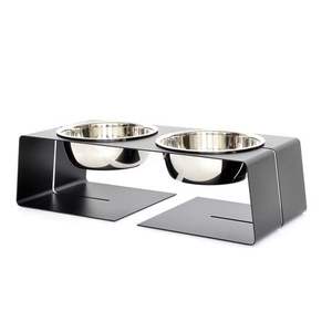 Soporte para tazón de mascotas personalizado, resistente, de hierro, para uso doméstico, decorativo, metálico, antideslizante. - Product Image 2