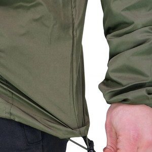 เสื้อแจ็คเก็ต Anorak คุณภาพสูงขายดีสำหรับผู้ชาย พิมพ์โลโก้ตามสั่ง เสื้อแจ็คเก็ตกันลมทรงโอเวอร์ไซส์ น้ำหนักเบา - Product Image 4