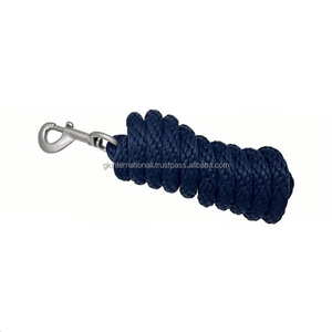 Premium Wholesale Manufacturer <b>Equestrian</b> Supplier Horse Lead Rope Customized Color and Length Cotton Horse Lead Ropes - Product Image 2