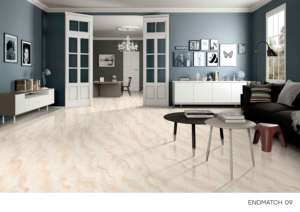 Carreaux de porcelaine polis brillants effet marbre 60x120cm 600x1200mm 24x48 pouces pour sols et murs, villas de luxe, hôtels - Product Image 3