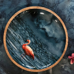 Plateau en bois émaillé imprimé au design célèbre, plateau en bois, plateau émaillé, plateau imprimé à prix très bas - Product Image 1