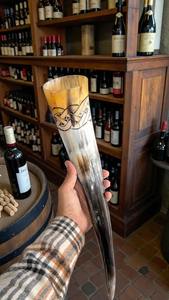 PERFECT ENTERPRISES Chopes à boire en corne de Viking, Verres à shot de bière, Design en laiton, Corne naturelle, Grande tasse à boire | - Product Image 6