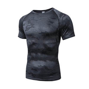 เสื้อคอมเพรสชั่นพิมพ์ลายแบบซับลิเมชั่นรุ่นใหม่ น้ำหนักเบา ระบายอากาศได้ดี ปรับแต่งได้ สำหรับขายส่ง - Product Image 1