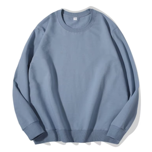 Sudaderas Lisas para Hombre de Fábrica, Diseño de Manga Integrada, Venta al por Mayor, Tops Básicos, Impresión Personalizada - Product Image 1