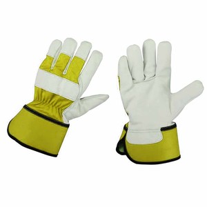 Gants de travail en cuir de buffle de qualité supérieure, doux et confortables, résistants à l'abrasion et à la chaleur, robustes, pour le jardinage et les travaux lourds - Product Image 4