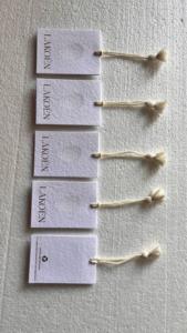 Cotton Deckle <b>Paper</b> Hangtags with <b>Handmade</b> Finish, Custom Branding, Eco-Friendly Packaging & Bulk Export Supply. - Product Image 2
