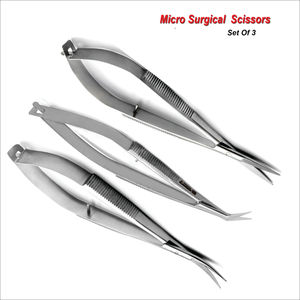 Tijeras de Acero Inoxidable Multifunción con Puntas Afiladas y Hoja Curva para Manicura - Product Image 3