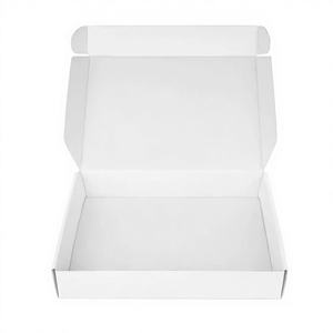 Caja de correo blanca de 3 capas, 8 x 4 x 2 pulgadas, ligera, para envíos, regalos, suscripciones, almacenamiento de productos y entrega. - Product Image 1