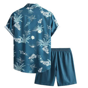 Nouvel ensemble chemise homme d'été imprimé respirant, tenue décontractée urbaine de qualité supérieure - Product Image 3