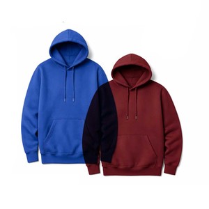 Derniers modèles de sweats à capuche en polaire à fermeture éclair pour hommes, grande taille, en tricot à carreaux, avec logo et impression personnalisés - Product Image 3