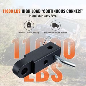 Supporto per Gancio di Traino Resistente con Forza di Rottura di 52900 Libbre per Gancio di Traino da 2 Pollici, Protezione per Tutte le Condizioni Atmosferiche - Product Image 2