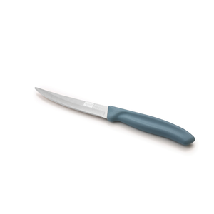 Couteau à éplucher, dénoyaouter et trancher de précision pour fruits et légumes, en acier inoxydable, à bord droit, ergonomique, ambidextre, avec manche en plastique - Product Image 4