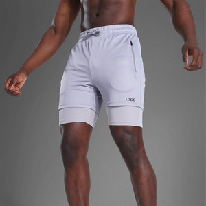 Shorts cargo pour hommes en coton, multi-poches, avec cordon de serrage, tissu durable, respirant, matière ajustable pour un coupe décontractée 2026 - Product Image 1