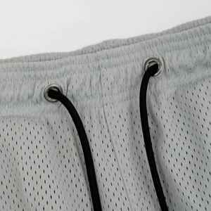 Shorts de basketball en toile pour hommes, style streetwear, imprimé intégral personnalisé, légers, taille élastique, séchage rapide, respirants - Product Image 3