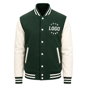 Wholesale High Quality Long Canvas Varsity <b>Jacket</b> <b>Summer</b> Wear <b>Men</b> Casual Customized Decoration OEM Breathable Waterproof - Product Image 1