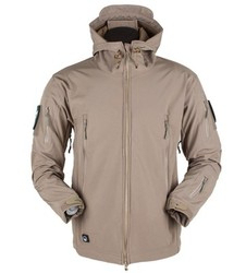 Veste Softshell Imperméable en Toile de Haute Qualité Personnalisée avec Col Montant et Logo Avant, Veste d'Hiver Coupe-Vent pour Activités de Plein Air - Product Image 5