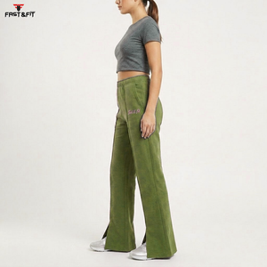 High Quality Sport Fashionable Comfortable Eco-Friendly Quick Dry Casual Winter Slim Fit Jogger Women Flared Sweat Pant - Product Image 6