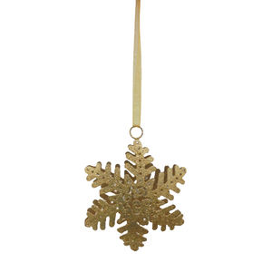 Juego de 3 Adornos Colgantes de Metal Ecológicos de Tamaño Mediano, Plateado en Peltre, Hechos a Mano, Decoración de Pared para el Hogar y Decoración Navideña - Product Image 2