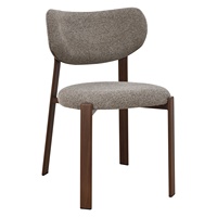 Silla de Comedor Moderna y Duradera de Lujo, Tapizada en Tela con Patas de Metal, para Muebles de Hogar, Comedor, Oficina en Casa, Hotel, Villa