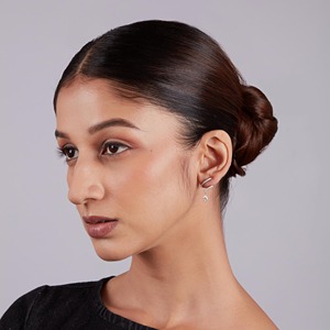 0.85CT 14K Gold Pear Round Lab Grown Diamond Spiral Drop Huggie Earrings Prong Set <b>Wrap</b> Studs 40-Piece IGI Certified Women - Product Image 5