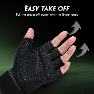 Gants de fitness confortables et élégants, tissu doux au toucher, matière extensible, double couture de qualité supérieure. - Product Image 5