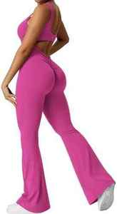 Women's Fitness Active Playsuit Bodysuit <b>Rompers</b> <b>Unitard</b> Sports Yoga Gym Workout Jumpsuit Pleated Sequined - Product Image 3