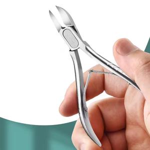 Professional Stainless Steel <b>Nail</b> <b>Clipper</b> 10.0mm Flat Jaw Curved Blade Portable <b>for</b> Finger <b>Nails</b> Adult Use Simple Style - Product Image 3