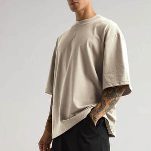 Camisetas de Moda al por Mayor, de Algodón, Corte Holgado, para Minoristas de Ropa Urbana en EE. UU., Proveedor al por Mayor, MOQ Bajo, Estilo Urbano - Product Image 4