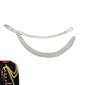 Green <b>Braided</b> Draw <b>cord</b> Aiguillette Strand Uniform <b>Cord</b> Classical Style Garment - Product Image 6