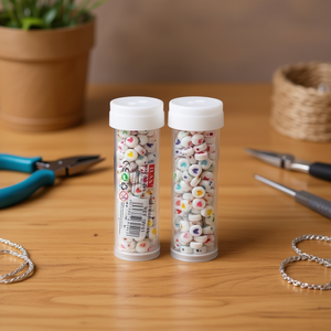 Perline a Forma di Cuore Ilan Abalorio in Barattolo 6x6mm 15g per Lavori Artigianali - Product Image 2