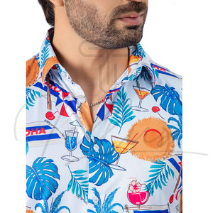 Conjunto de Dos Piezas de Verano 2024 de Alta Calidad, Pantalones Cortos de Playa para Hombre y Camisa Casual con Estampado Completo, Traje de Playa Transpirable para Hombre - Product Image 4