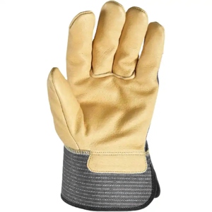 Guantes de Seguridad Canadienses para Trabajos de Construcción, Resistentes a la Abrasión, a las Chispas y de Cuero de Grano de Cabra, para Tareas Laborales - Product Image 5
