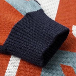 Knitwear Manufacturer Custom logo Kjacquard Letter <b>Pullover</b> Sweater Men Crewneck Long Sleeve <b>Jumper</b> Winter Knitted Men's Sweater - Product Image 6