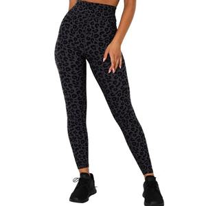 OEM ODM Women’s Workout Leggings High Stretch Yoga Pants Moisture Wicking Gym Activewear with Custom Logo Printing - Product Image 5