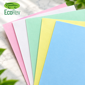 กระดาษคราฟท์สีน้ำตาลเคลือบ PE ทนความร้อน ย่อยสลายได้ทางชีวภาพ EcoRev แพ็ค 5 แผ่น ทำจากเยื่อไม้บริสุทธิ์ สำหรับงาน DIY และทำของขวัญ - Product Image 1