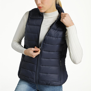 Chaleco Acolchado Ligero y Plegable para Mujer, Resistente al Agua, Transpirable, Tejido Oxford, Relleno 100% Poliéster, Estilo Urbano - Product Image 4
