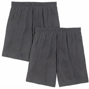 Pantalones Cortos Deportivos Casuales para Hombre, de Secado Rápido, para Gimnasio y Entrenamiento, Diseño Sólido, Cintura Media con Cordón Ajustable, Talla 6XL, Tejido Terry - Product Image 3