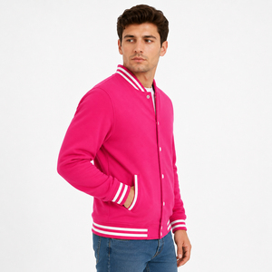 Casual varsity <b>jacket</b> offering lightweight warmth and modern sporty design for effortless layering and stylish daily outfit - Product Image 3