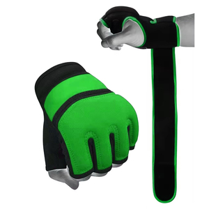 Guantes de entrenamiento deportivo para adultos, con logo personalizado y color sólido, guantes de boxeo de gel, fáciles de usar. - Product Image 2
