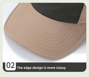 Gorras de 5 Paneles de Alta Calidad con Orificios Cortados a Láser, Visera Plana, Impermeables, para Deportes, Gorras Ligeras Personalizadas para Campamento - Product Image 5