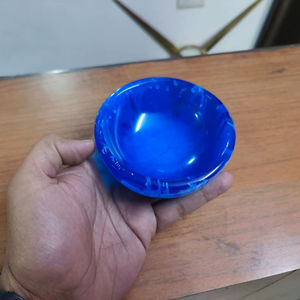 Cuenco de resina moderno para servir comida, cuenco de madera pulido para servir masa, cuenco artesanal de madera para comedor - Product Image 1