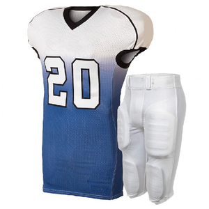 Conjunto de Uniforme de Fútbol Americano Personalizado, Jersey Negro y Marrón # Pantalones Acolchados 21 con Tela de Malla Transpirable - Product Image 3