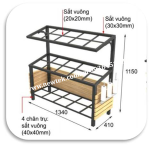 Étagère de supermarché rectangulaire robuste réglable en acier laminé à froid à 5 niveaux avec bacs de rangement arrière, autoportante, à grille verticale - Product Image 5