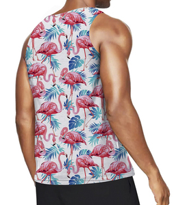 Sublimation Men Tank Top High Quality Printed Fitness Vest Lightweight Performance Sports Wear - Product Image 5