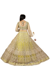 ชุดเลเฮนกา โจลี/ซัลวาร์ คามีซ งานปักลายแบบอินเดียดั้งเดิม สำหรับงานปาร์ตี้ แห้งเร็ว ทรงหลวม ใส่ได้ทุกโอกาส - Product Image 4