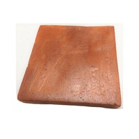 Baldosa de Barro Clásica para Exterior, Color Marrón/Beige, Ladrillo Refractario, Luminosa, Antideslizante, Resistente al Desgaste, Resistente a la Humedad, Hecha a Mano