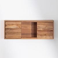 Étagère murale Vandana Flux Stellar en bois d'acacia