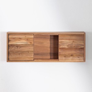 Vandana Flux Stellar acacia wood wall <b>shelf</b> - Product Image 4